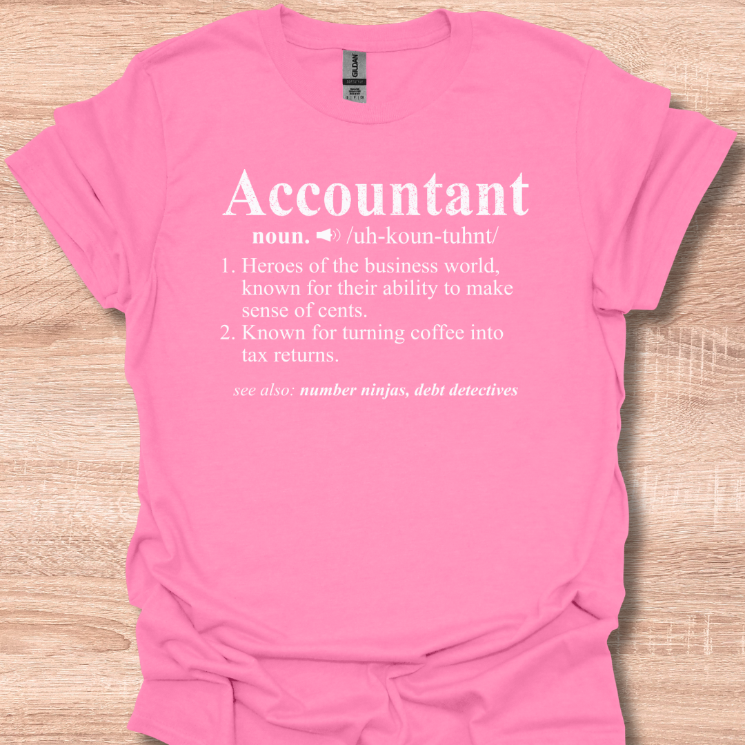 Accountant Definition Funny Gift for Finance Professionals
