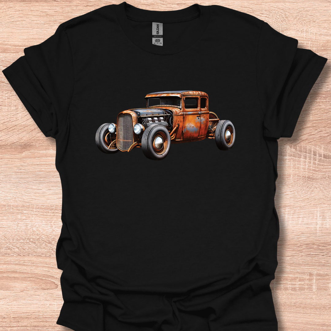 Rust Bucket Hot Rod Rat Rod Vintage Classic Car Lover T-Shirt