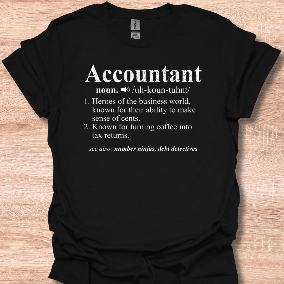 Accountant Definition Funny Gift for Finance Professionals