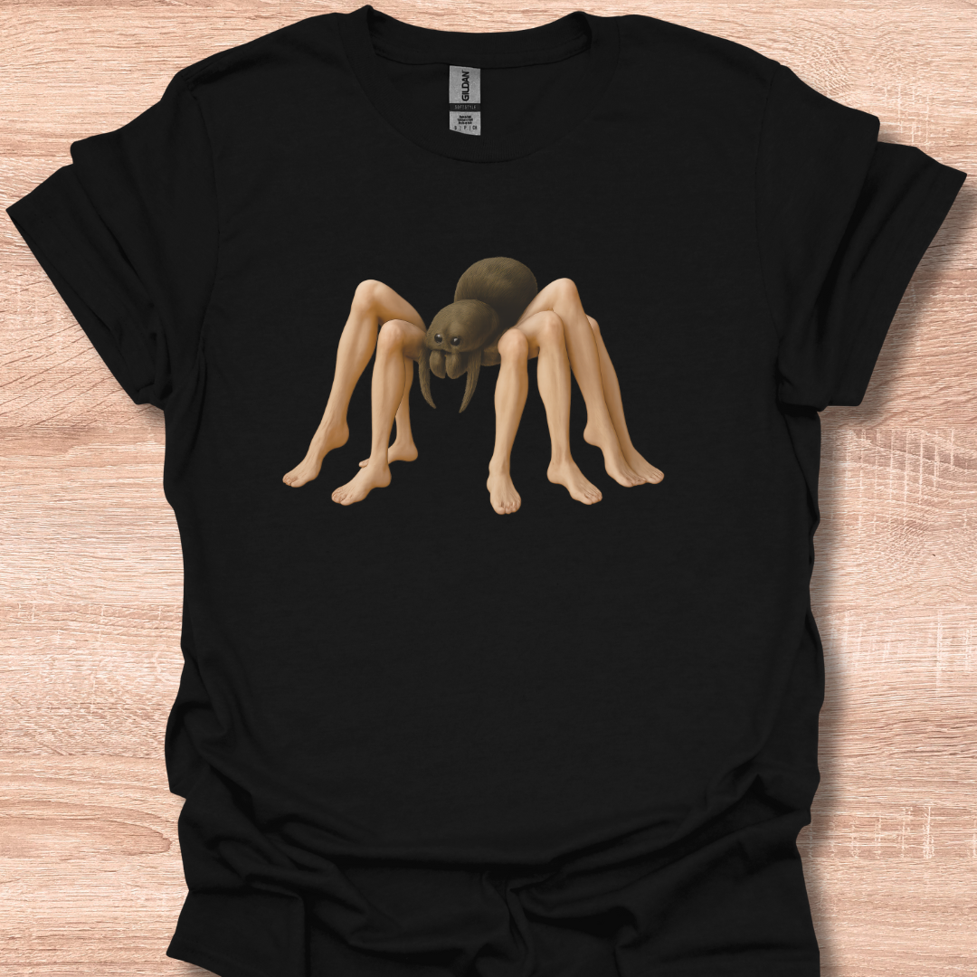 Spider with Human Legs Weird Art Design