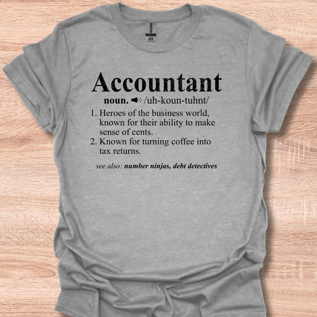 Accountant Definition Funny Gift for Finance Professionals