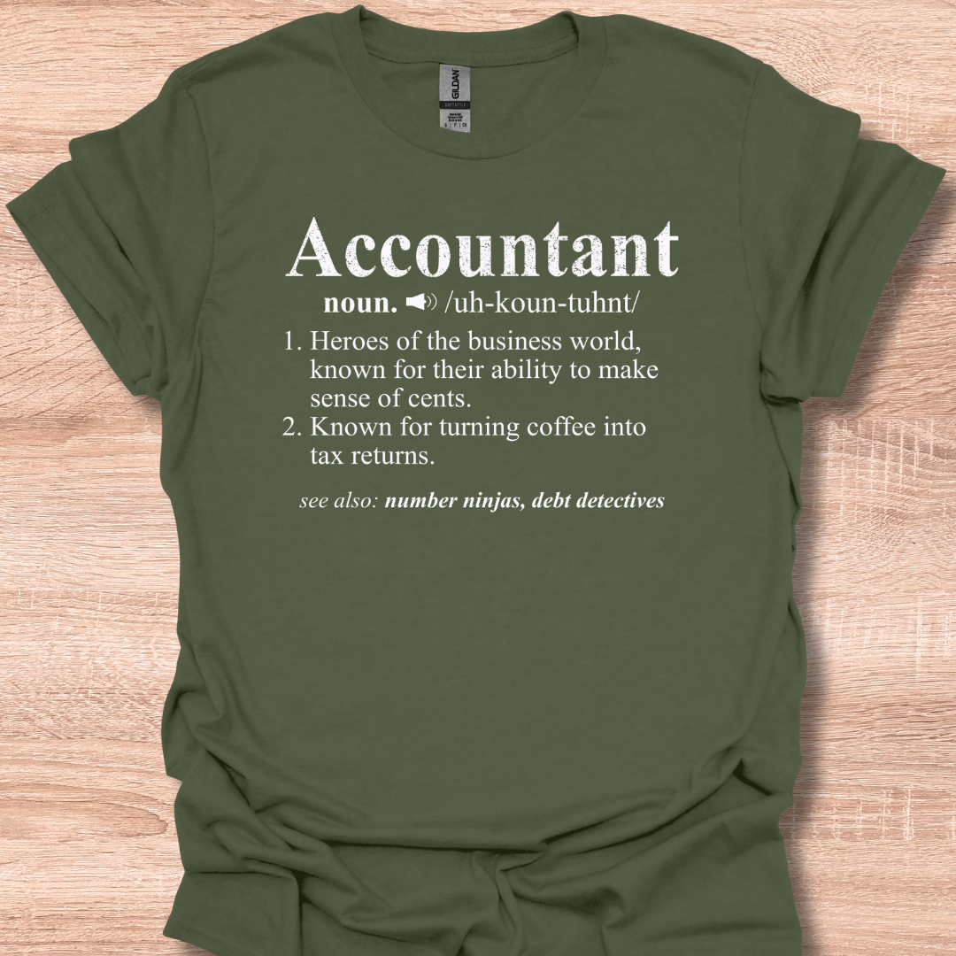 Accountant Definition Funny Gift for Finance Professionals