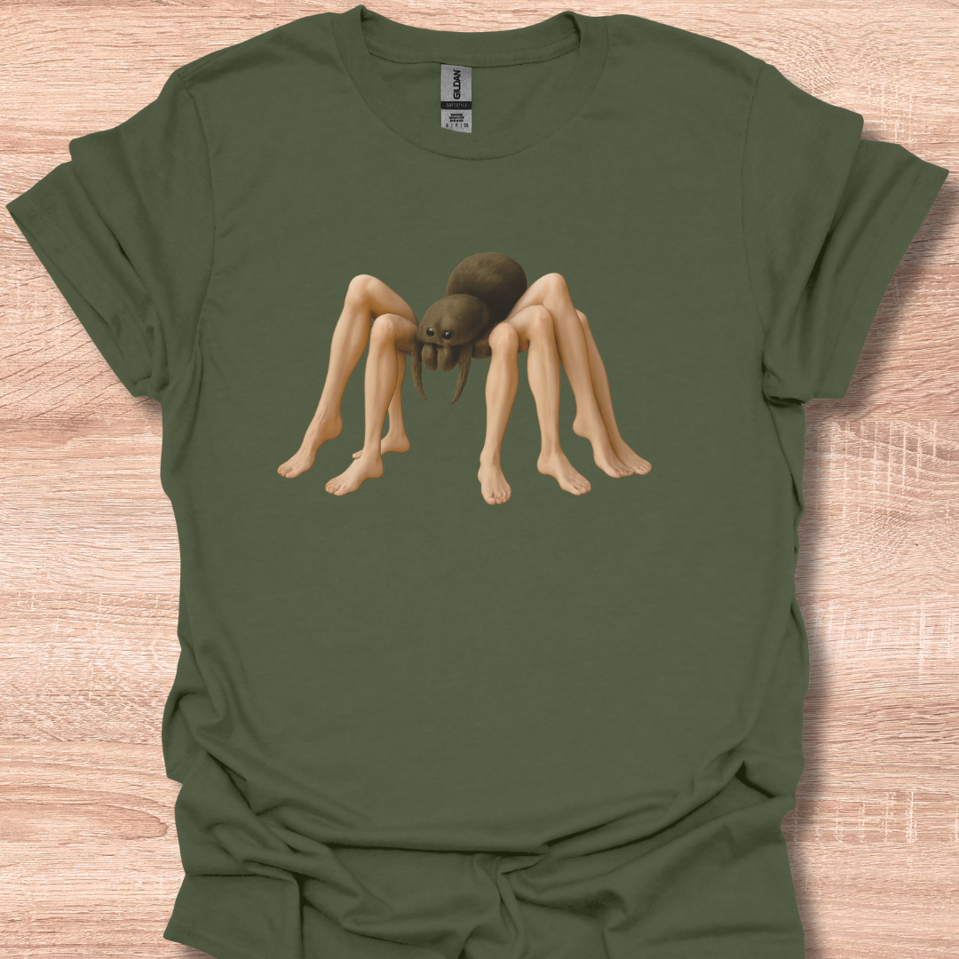 Spider with Human Legs Weird Art Design