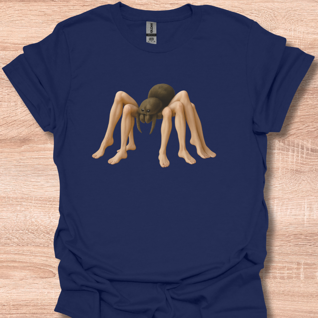 Spider with Human Legs Weird Art Design