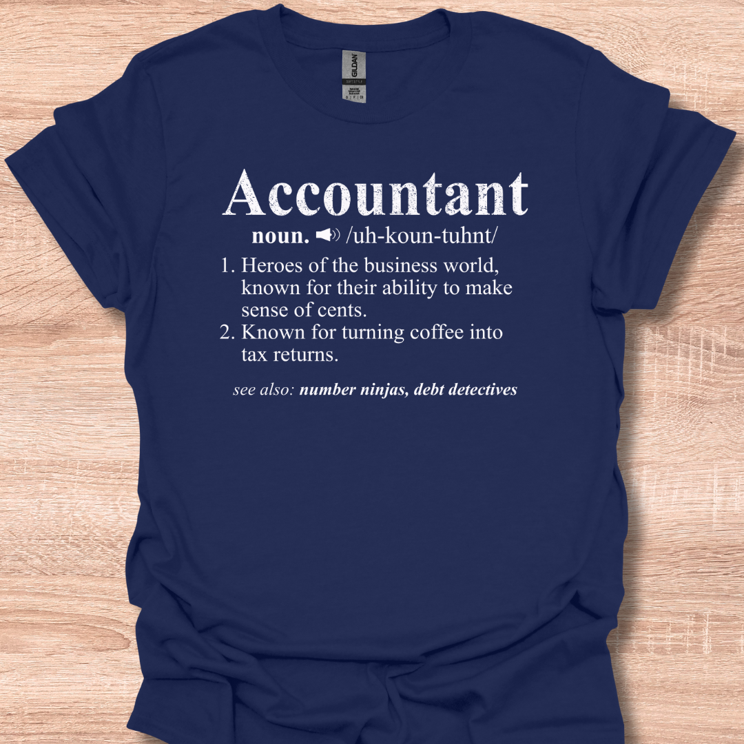 Accountant Definition Funny Gift for Finance Professionals