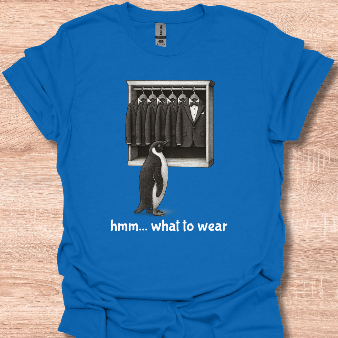 Funny Penguin Outfit Choice Cute Humor Design