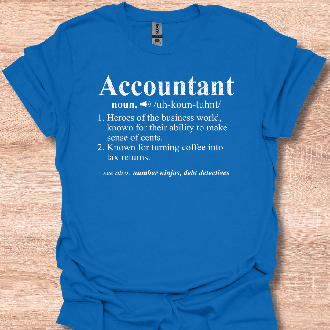 Accountant Definition Funny Gift for Finance Professionals