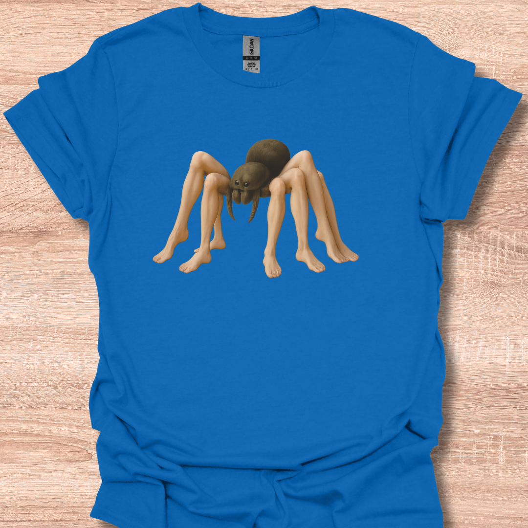 Spider with Human Legs Weird Art Design