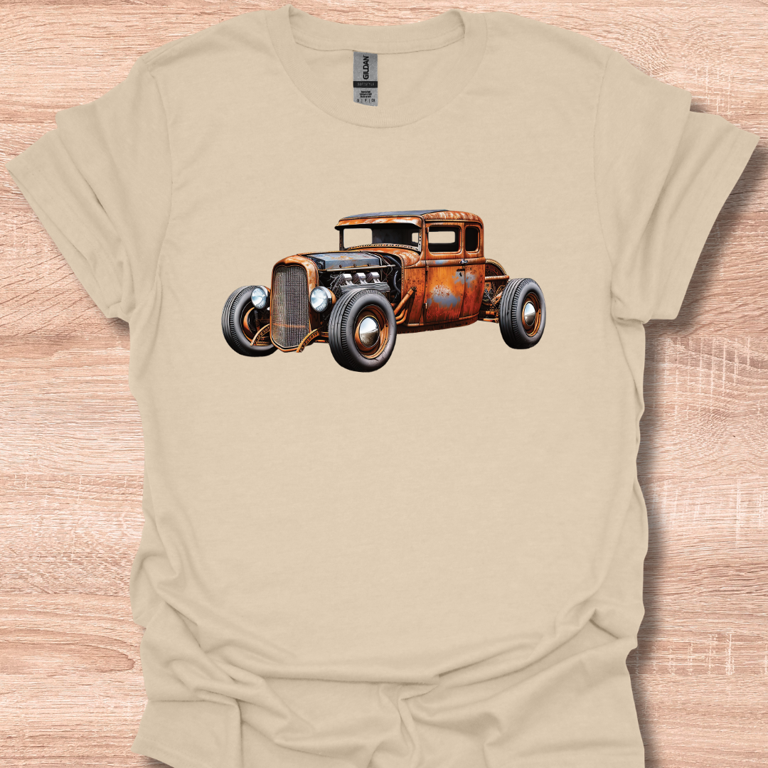 Rust Bucket Hot Rod Rat Rod Vintage Classic Car Lover T-Shirt