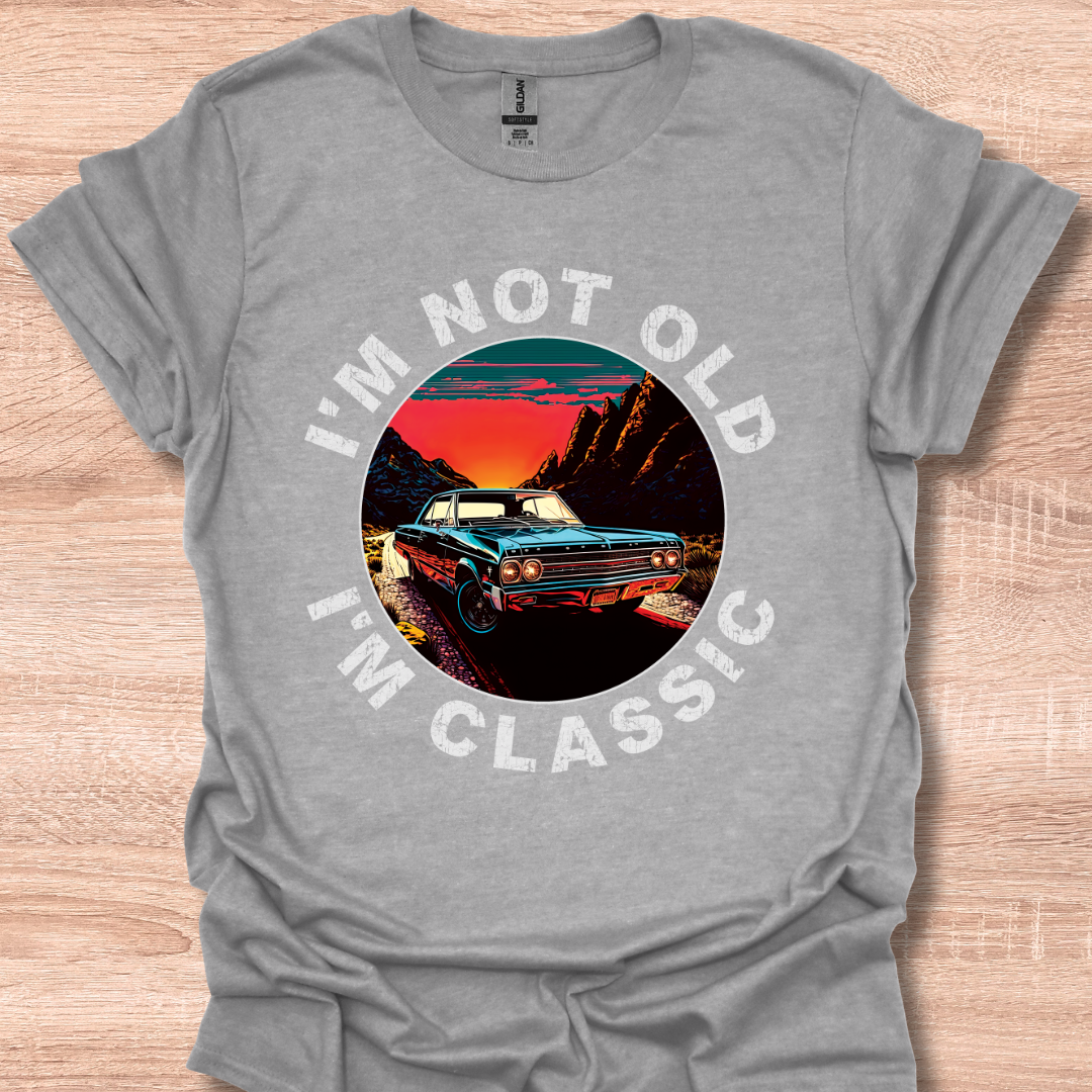 I'm Not Old I'm Classic Retro 1965 Malibu Car Graphic Tee