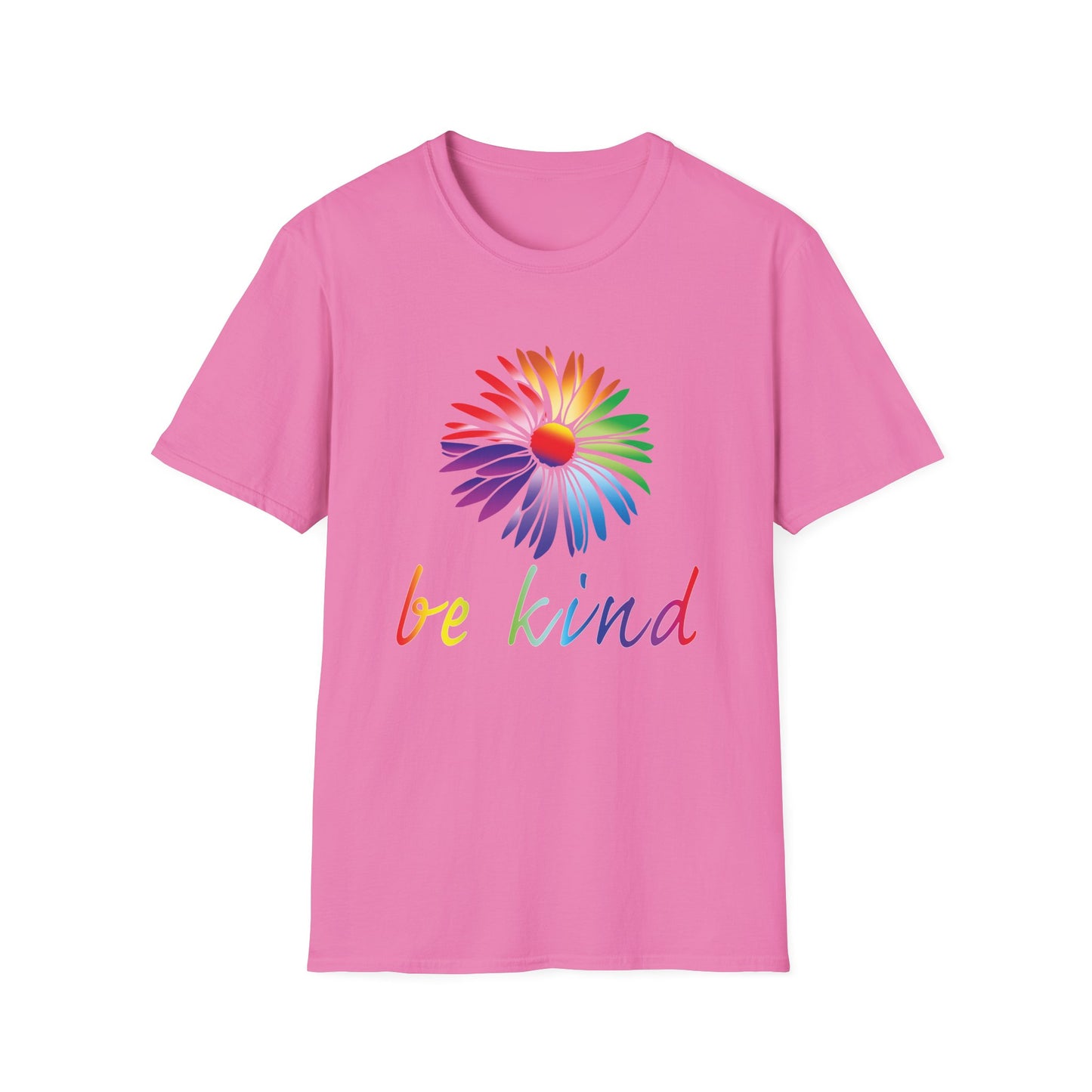 Be Kind Beautiful Large Flower Motivational Design