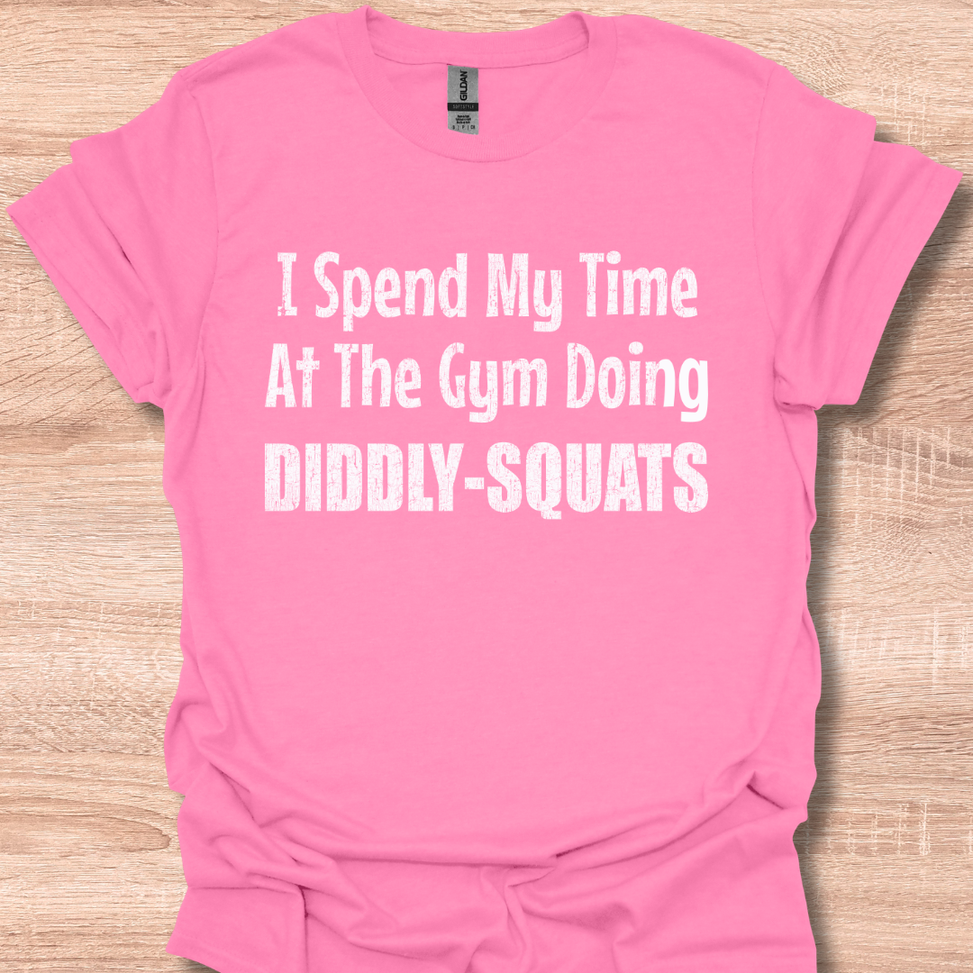 I Spend My Time At The Gym Doing Diddly Squats Funny