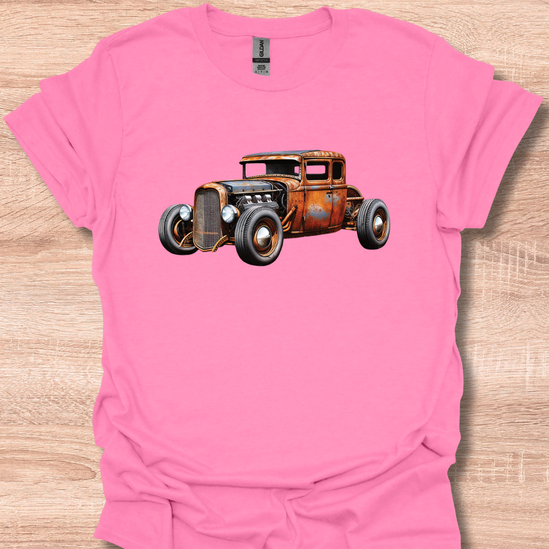 Rust Bucket Hot Rod Rat Rod Vintage Classic Car Lover T-Shirt