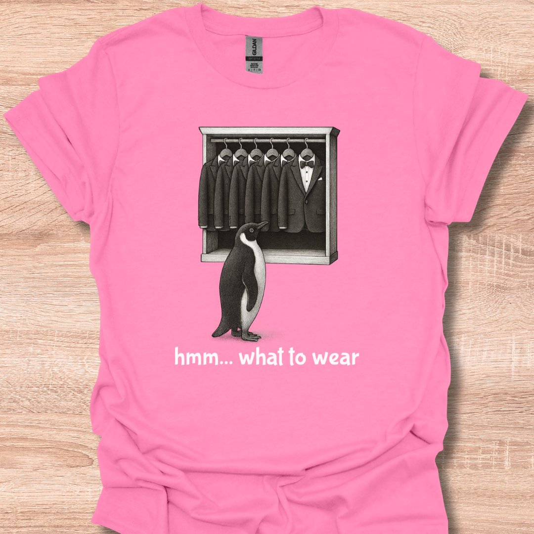 Funny Penguin Outfit Choice Cute Humor Design