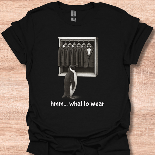 Funny Penguin Outfit Choice Cute Humor Design