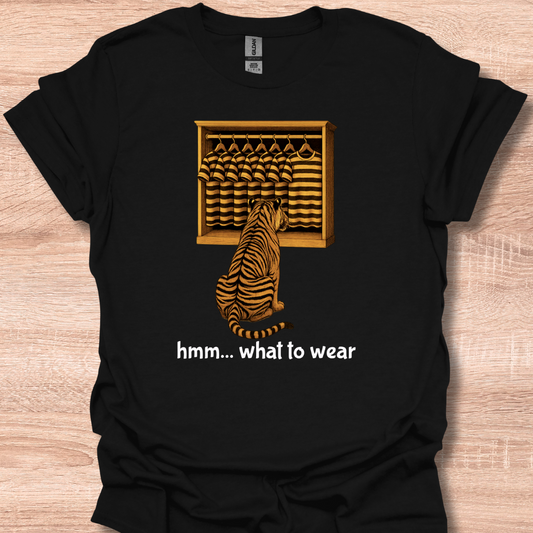 Funny Tiger Outfit Choice Cute Humor Design