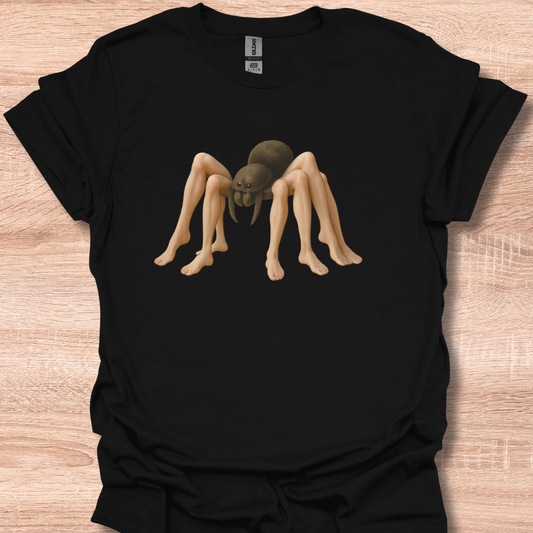 Spider with Human Legs Weird Art Design