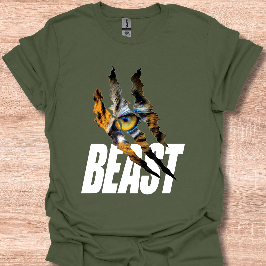 Beast Claws Savage Fitness Motivation Gym Workout Tee