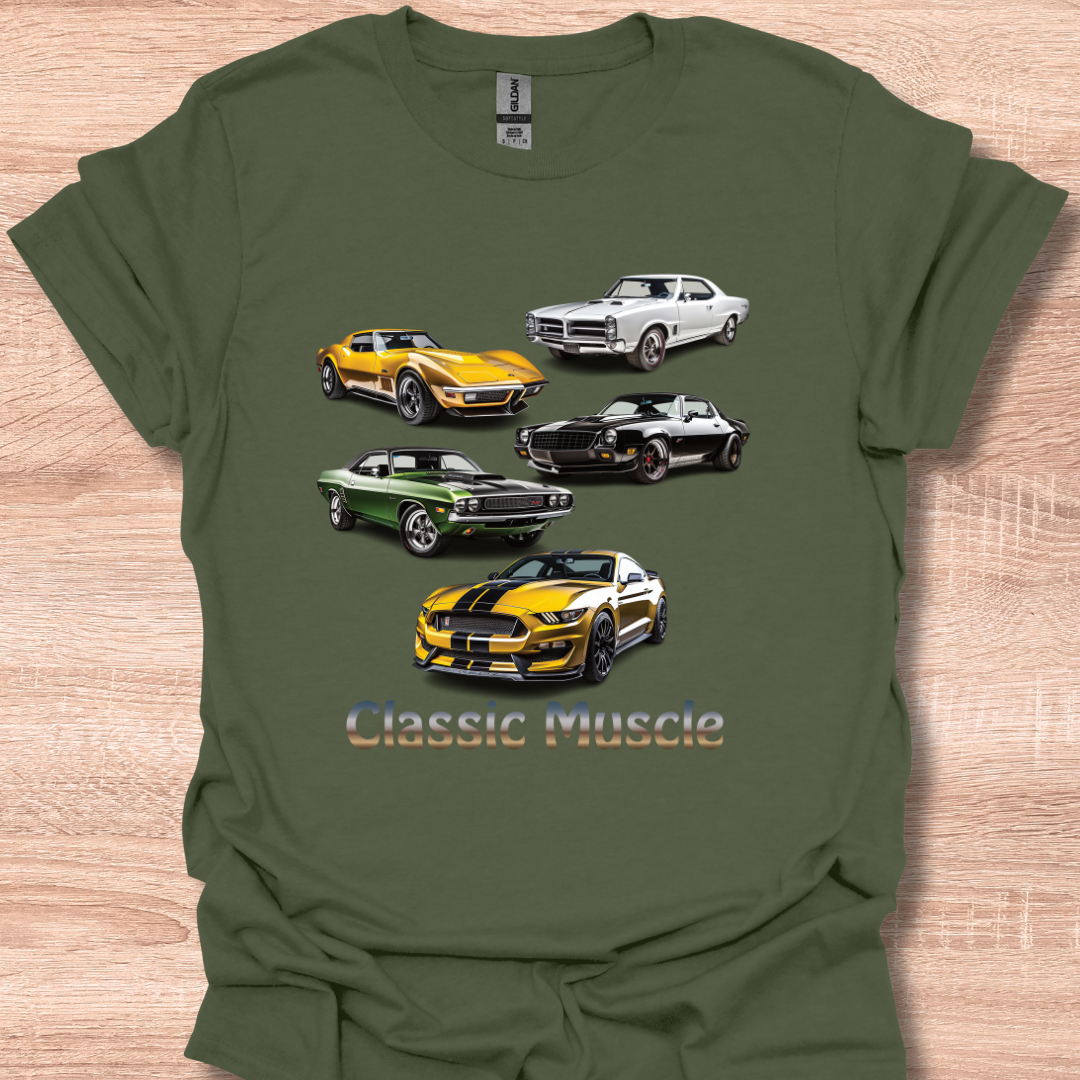 Classic Muscle Cars T-Shirt