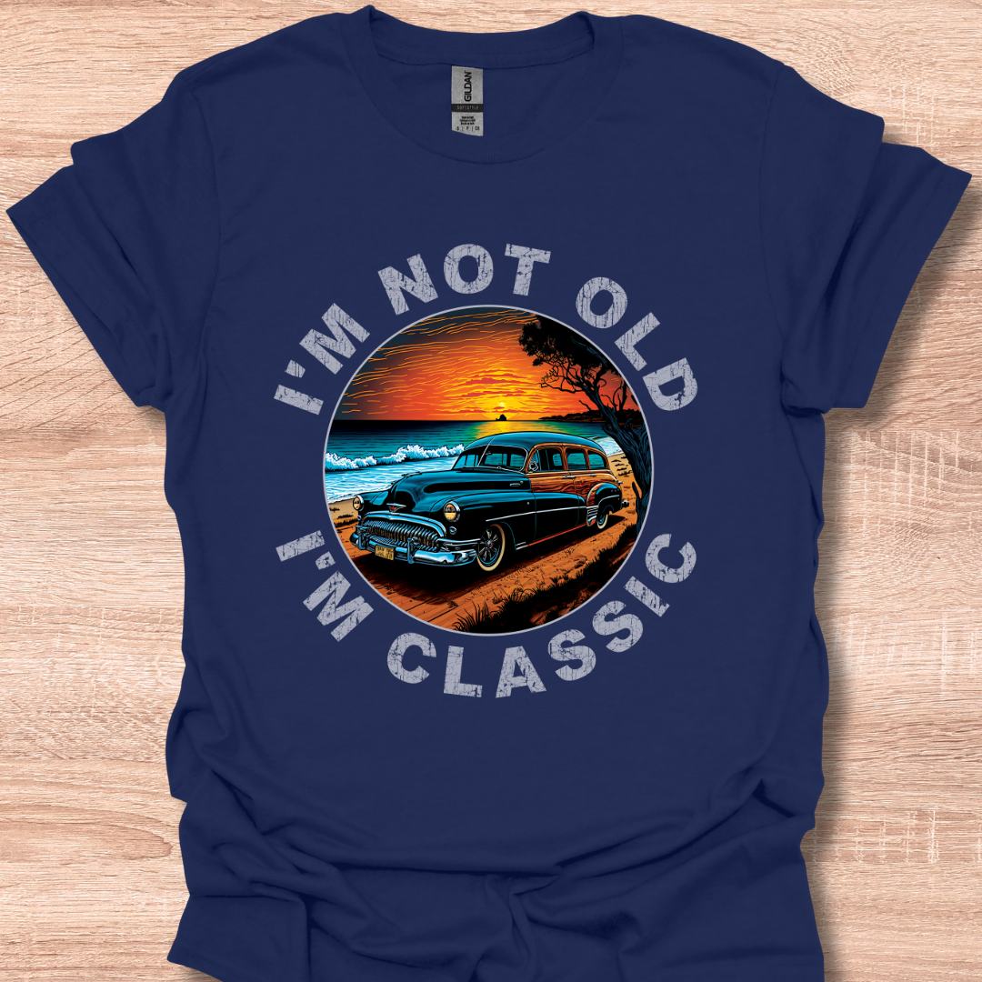 I'm Not Old I'm Classic Retro 1952 Olds Woody Car Graphic