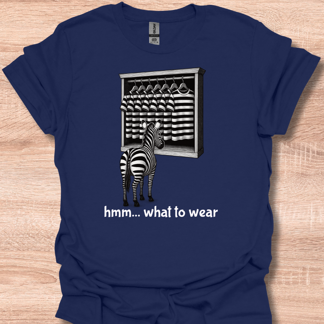 Funny Zebra Outfit Choice Cute Humor Design