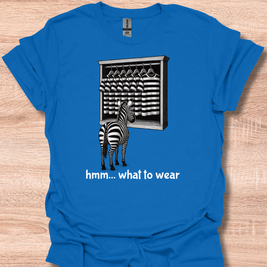 Funny Zebra Outfit Choice Cute Humor Design