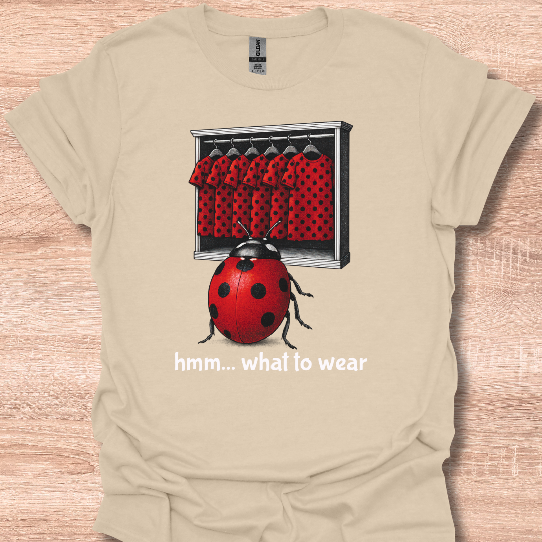 Funny Lady Bug Outfit Choice Cute Humor Design