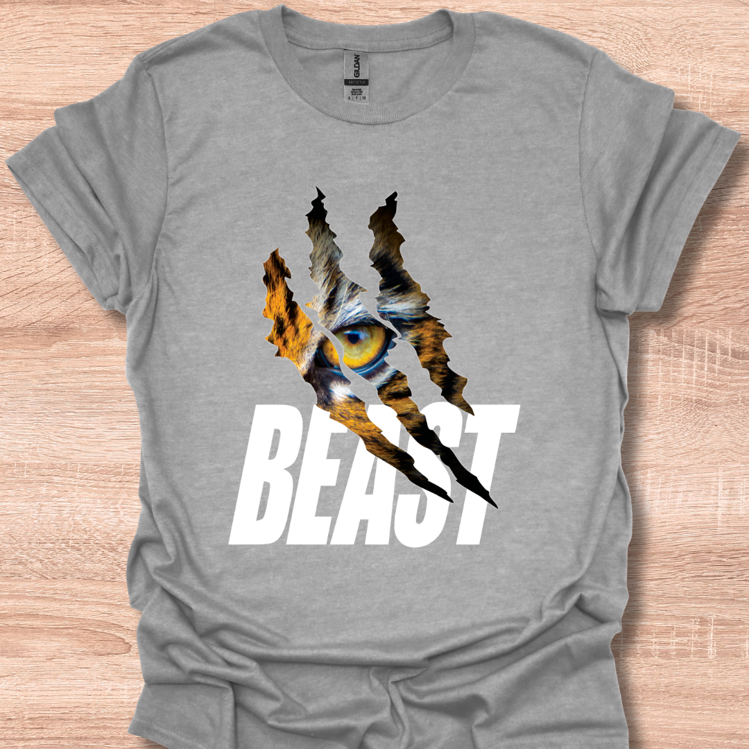 Beast Claws Savage Fitness Motivation Gym Workout Tee