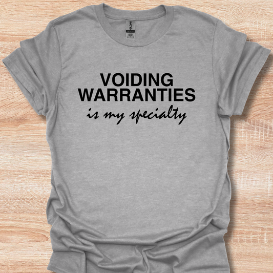 Voiding Warranties Is My Specialty